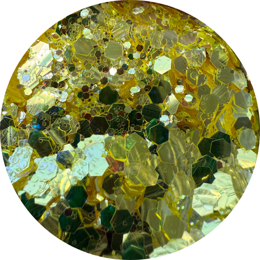 Sunshine Kiss | Diamond Chunky Glitter | 50g Shaker