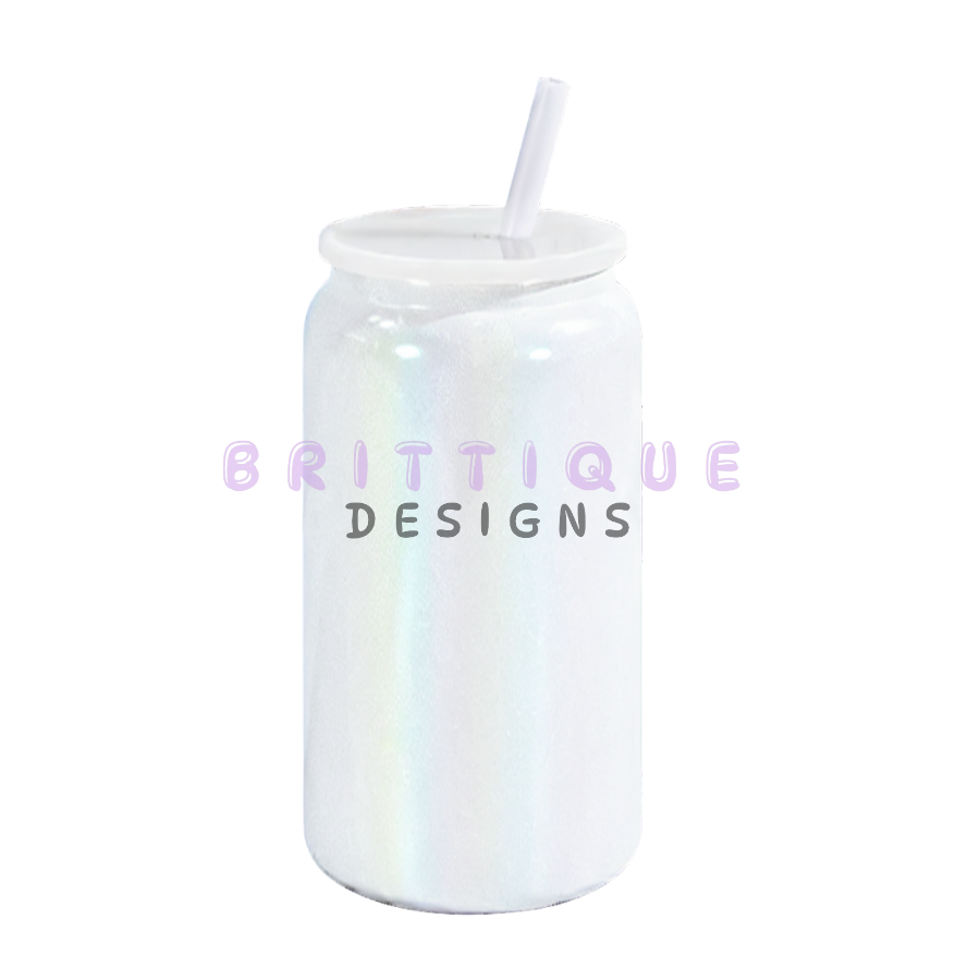 16oz Sublimation Glitter Shimmer Stainless Steel Libbey | Blank