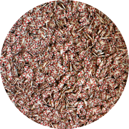 Candy Cane | Polymer Clay Pieces